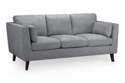 Aida Sofa Grey 3 Seater - 206 CM 