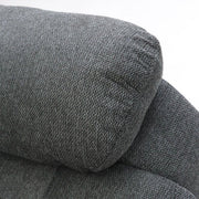 Alva Graphite Fabric 3+2 Seater Electric Recliner Sofa Set