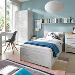 Angel Package - 1 Drawer Bedside Cabinet + 2+3 Chest of Drawers + 2 Door 2 Drawer Fitted Wardrobe 