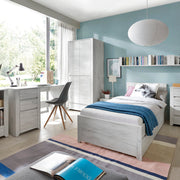 Angel Package - 1 Drawer Bedside Cabinet + 2+3 Chest of Drawers + 2 Door 2 Drawer Fitted Wardrobe 