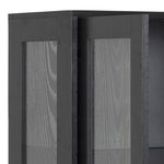 Angus 2 Door Display Cabinet in Black 