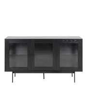 Angus 3 Door Sideboard in Black 