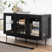 Angus 3 Door Sideboard in Black 