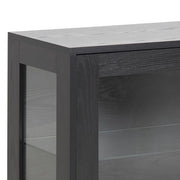 Angus 3 Door Sideboard in Black 