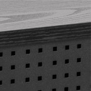 Angus Small Bookcase with 2 Sliding Doors in Black 