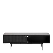 Angus TV Unit with 1 Sliding Door in Black 