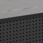 Angus TV Unit with 1 Sliding Door in Black 