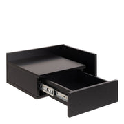 Ashlan Bedside Table in Black 