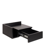 Ashlan Bedside Table in Black 