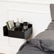 Ashlan Bedside Table in Black 