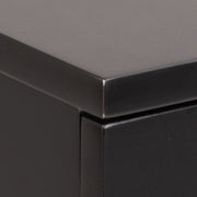 Ashlan Bedside Table in Black 