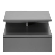 Ashlan Bedside Table with 1 Drawer in Grey 