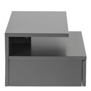 Ashlan Bedside Table with 1 Drawer in Grey 