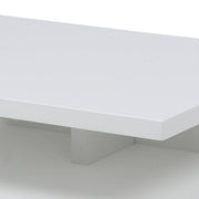 Ashlan Bedside Table with 1 Drawer in White 