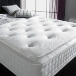 Aurora 1000 Pocket Spring Pillow Top Mattress - 4ft Small Double 