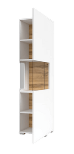 Ava 05 Tall Display Cabinet 36cm [White] - Internal Image