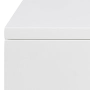 Avignon Bedside Table with 2 Drawers in White 