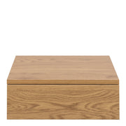 Avignon Square Bedside Table with 1 Drawer in Oak 