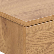 Avignon Square Bedside Table with 1 Drawer in Oak 