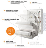 BC-13 Vertical Wall Bed Concept 180cm 