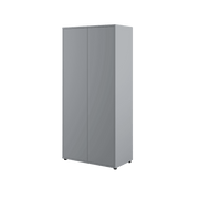 Bed Concept BC-20 Hinged Door Wardrobe 101cm [Grey] - Front Image