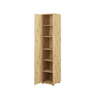 Bed Concept BC-21 Tall Storage Cabinet 45cm [Oak]- Interior Image
