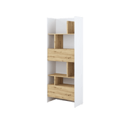 Bed Concept BC-22 Bookcase 84cm [Oak] - Front Image