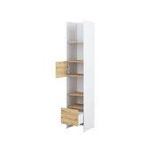 Bed Concept BC-23 Tall Storage Cabinet 44cm [White] - Interior Image