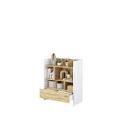 Bed Concept BC-25 Sideboard Cabinet 92cm [White] - Interior Image 2
