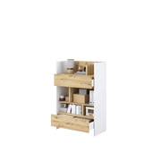 Bed Concept BC-25 Sideboard Cabinet 92cm [White Matt] - Interior Image 2