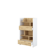 Bed Concept BC-27 Sideboard Cabinet 92cm [White] - Interior Image