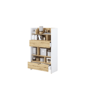 Bed Concept BC-27 Sideboard Cabinet 92cm [White] - Interior Image 2