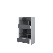 Bed Concept BC-27 Sideboard Cabinet 92cm [Grey] - Interior Image