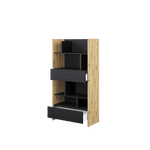 Bed Concept BC-28 Sideboard Cabinet 92cm [Oak] - Interior Image