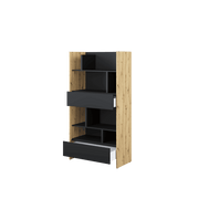 Bed Concept BC-28 Sideboard Cabinet 92cm [Oak] - Interior Image