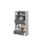 Bed Concept BC-28 Sideboard Cabinet 92cm [Grey] - Interior Image 2
