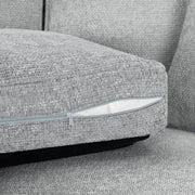 Valerie Sofa - Fabric Grey 3+2 Set - 190 x 145 CM