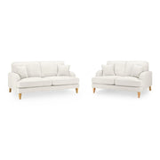 Valerie Sofa - Fabric Beige 3+2 Set - 190 x 145 CM