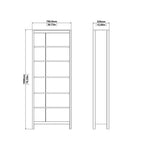 Barcelona Bookcase in Black 