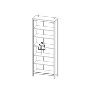Barcelona Bookcase in Black 