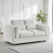Bari Beige Fabric 2 Seater Sofa