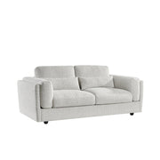 Bari Beige Fabric 3 Seater Sofa