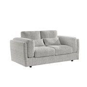 Bari Grey Fabric 2 Seater Sofa