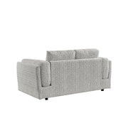 Bari Grey Fabric 2 Seater Sofa