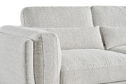 textured gray sofa