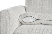 Gray textured sofa