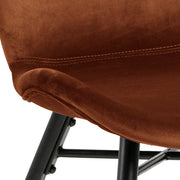 Batilda Dining Chair in Copper Set of 2 