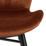 Batilda Dining Chair in Copper Set of 2 