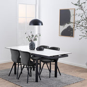 Batilda Dining Chair in Dark Grey Set of 2 