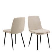 Becca Dining Chair in Beige Set of 4 